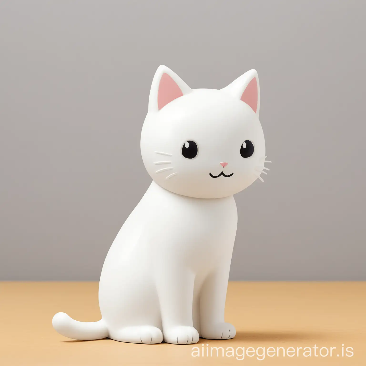 Elegant-White-Cat-Standing-Gracefully