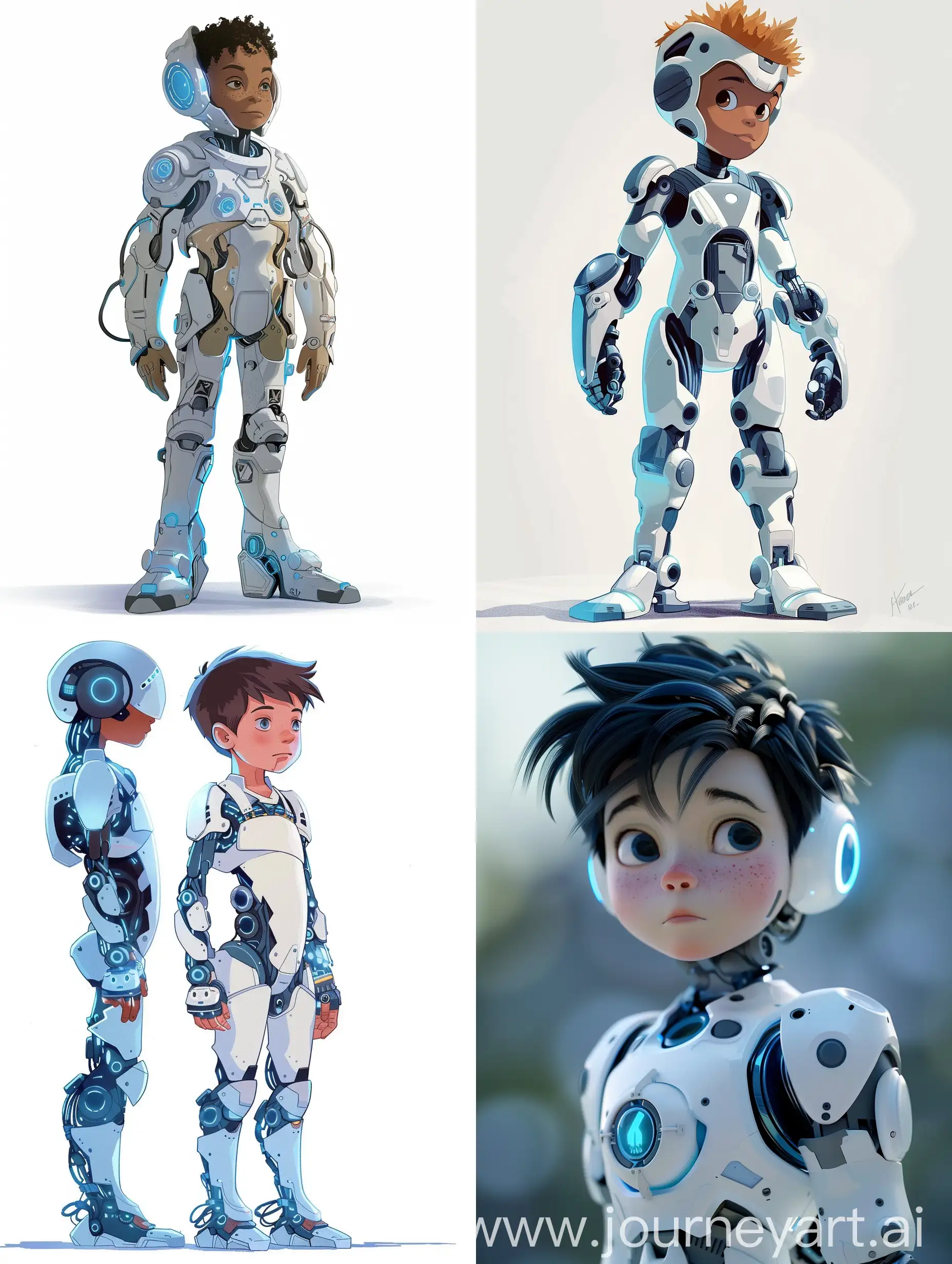 Cartoon-Boy-in-Robotic-Suit-Inspired-by-Nao-Robot