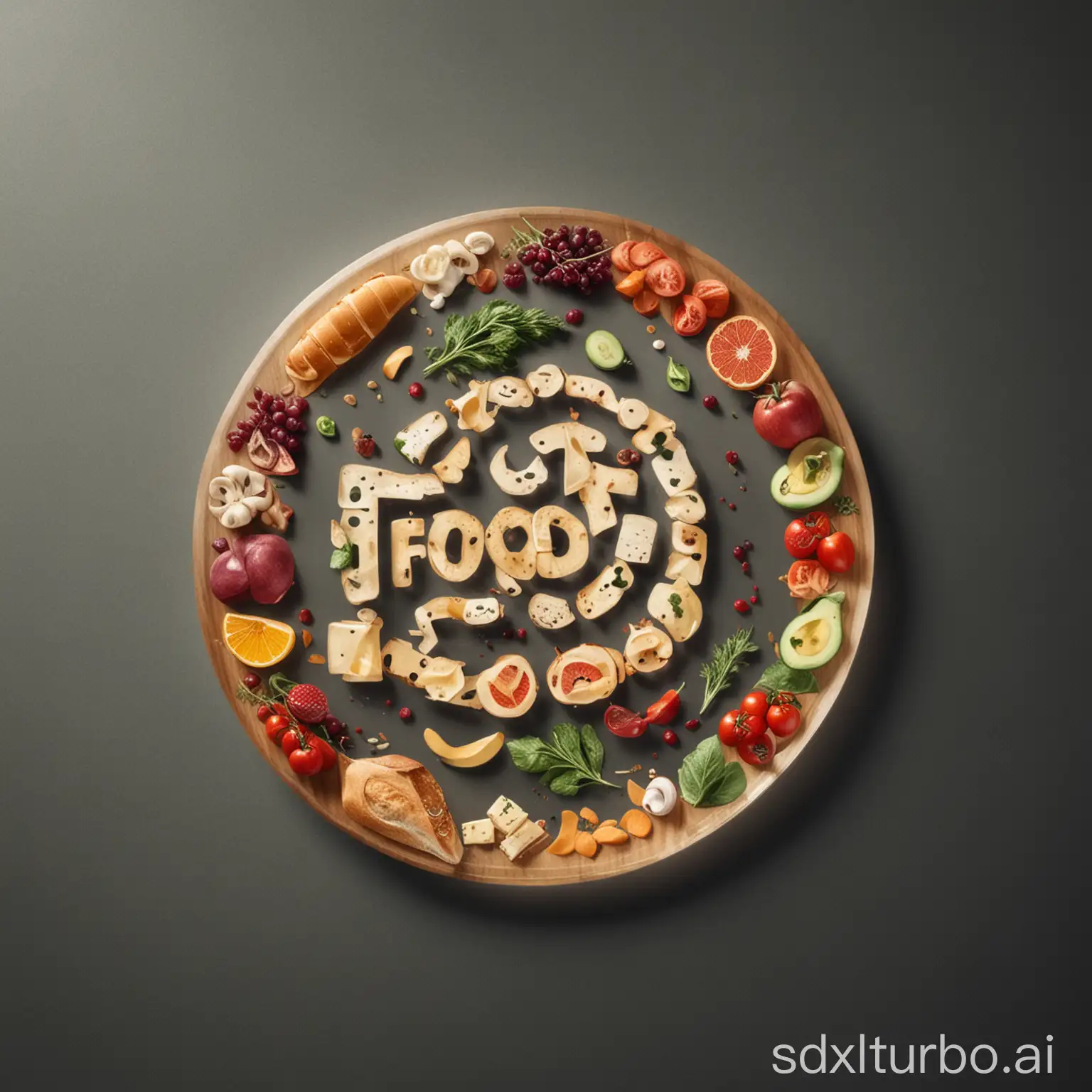 a transparent image of food to be used as a logo
