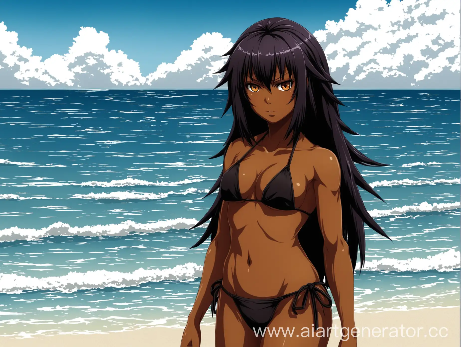 Yoruichi-Shihoin-Beachside-Bikini-Portrait