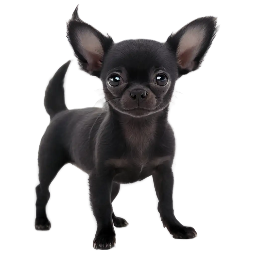 Black-Chihuahua-PNG-Image-Capturing-the-Charm-and-Elegance-of-a-Tiny-Companion