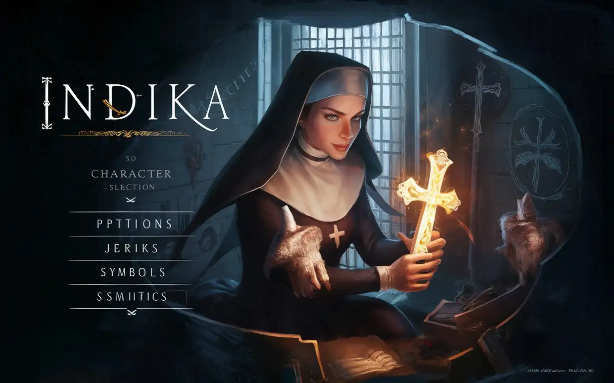 Nun-in-Mysterious-INDICA-Game-Gameplay-Preview
