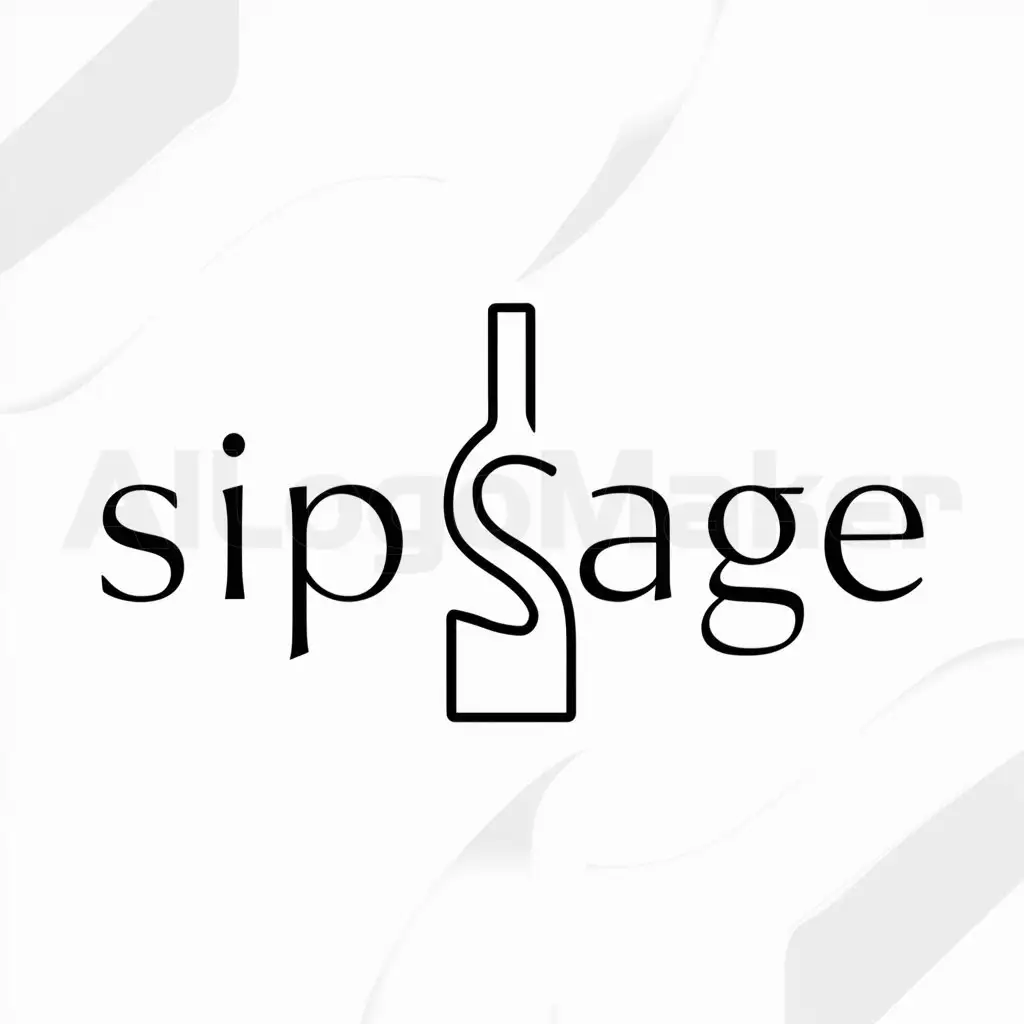 LOGO-Design-For-SipSage-Elegant-Wine-Glass-Icon-on-Clear-Background