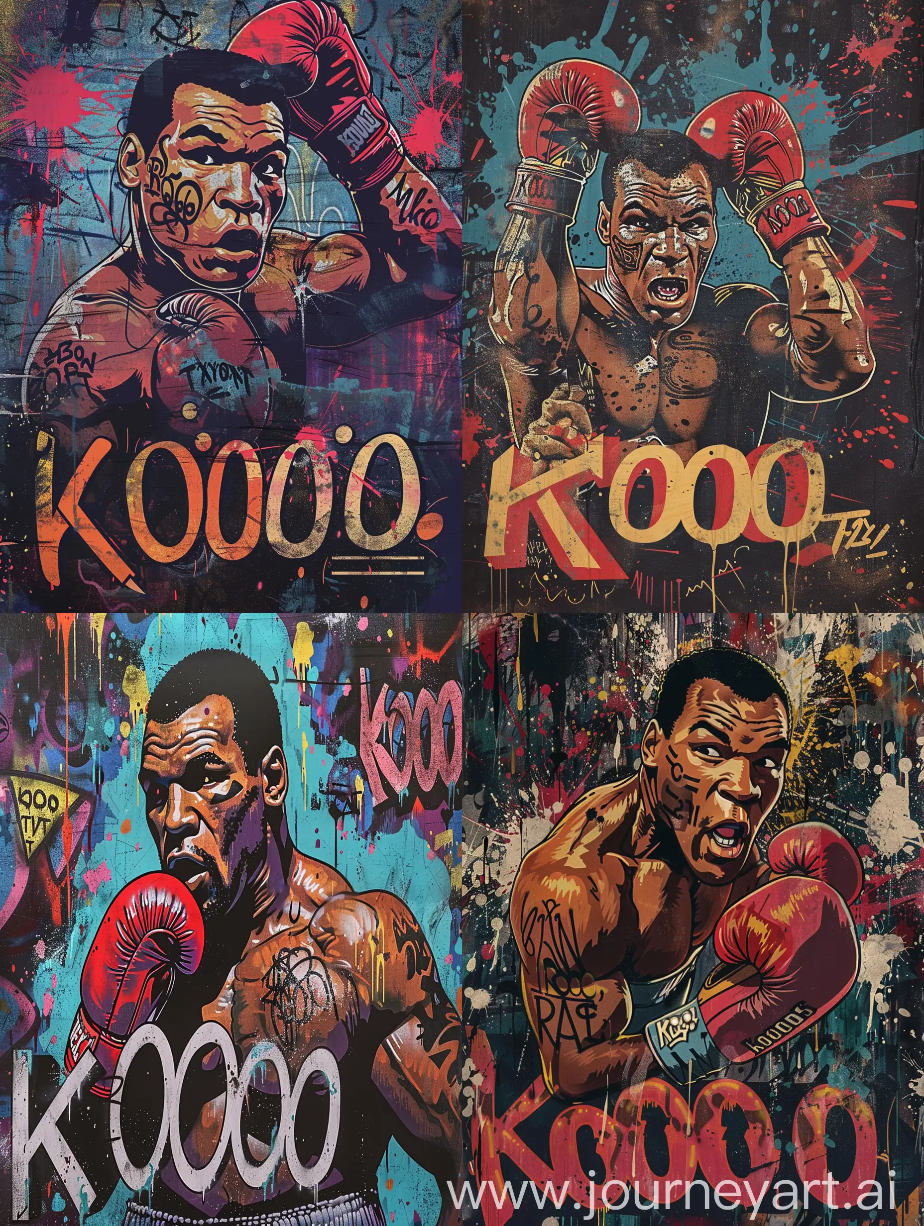 Urban-Graffiti-Illustration-Mike-Tyson-Champion-Display