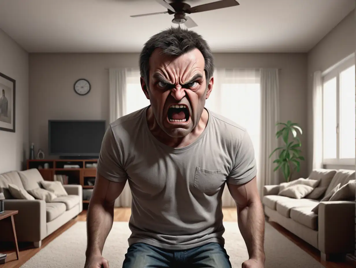 Angry-Father-in-Living-Room-Hyperrealistic-Front-View-Image