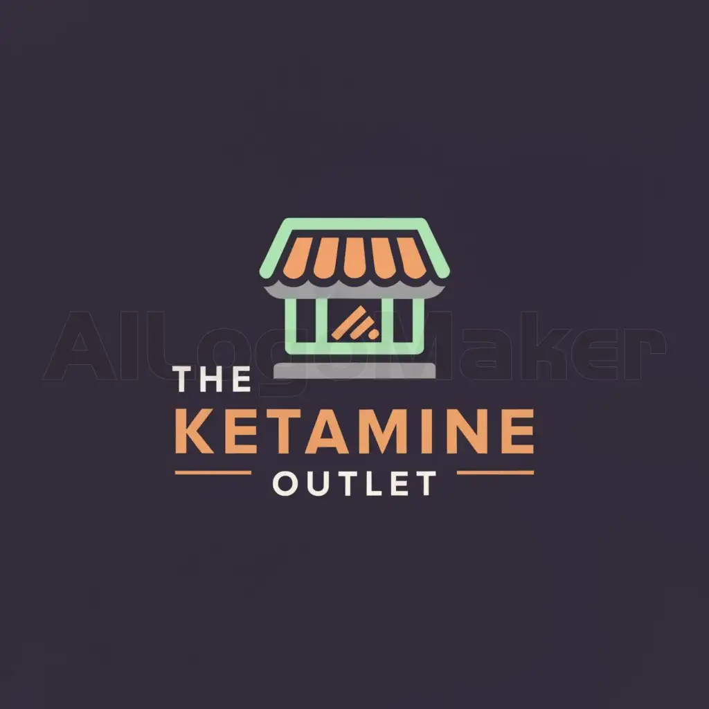 a logo design,with the text 'The Ketamine Outlet', main symbol:store,Moderate, be used in Internet industry, clear background