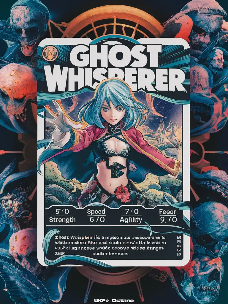 Ghost-Whisperer-Premium-Collectible-Trading-Card-Mysterious-Psychic-Hero-with-Vibrant-Manga-Artwork