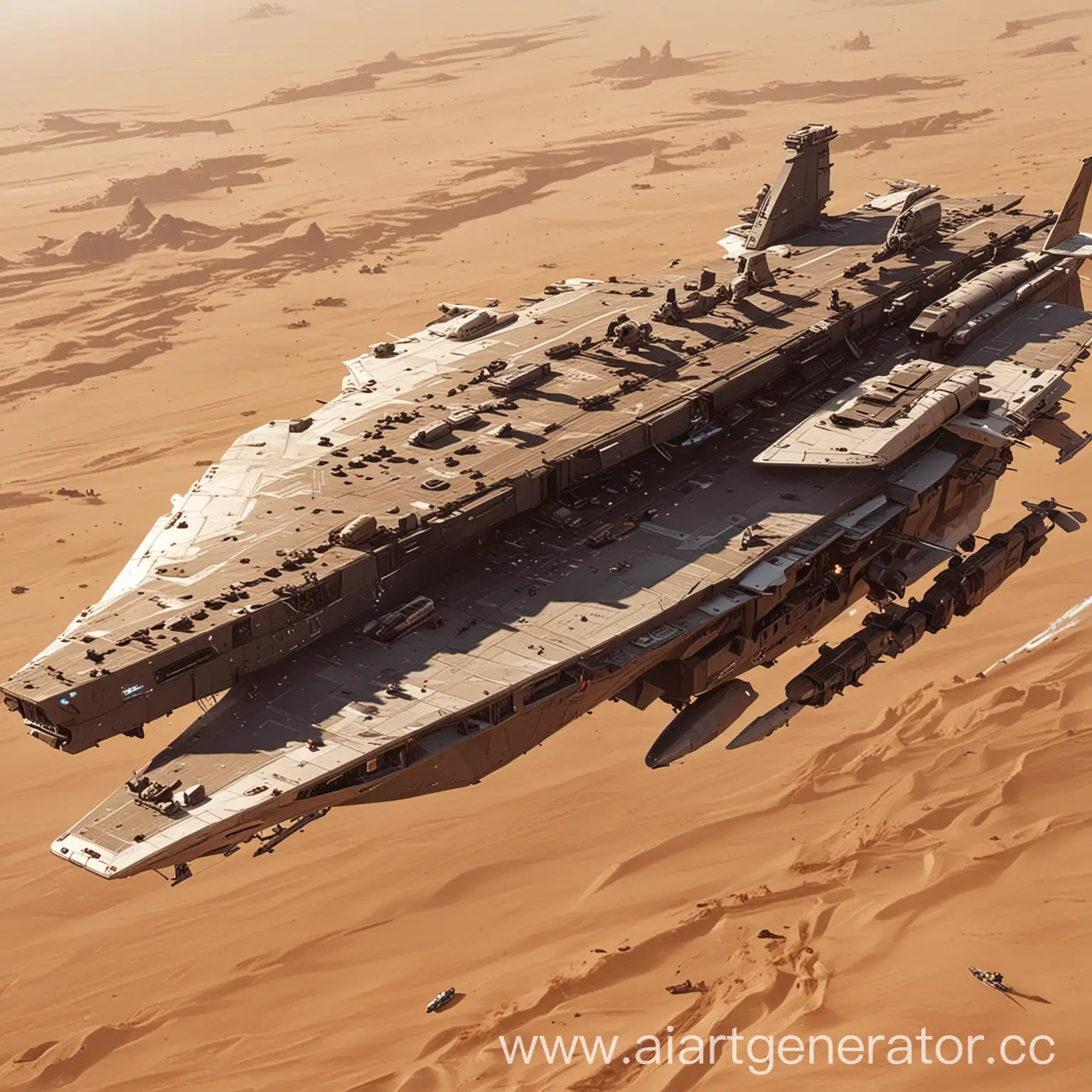 Homeworld-Deserts-of-Kharak-LandBased-Aircraft-Carrier-Illustration