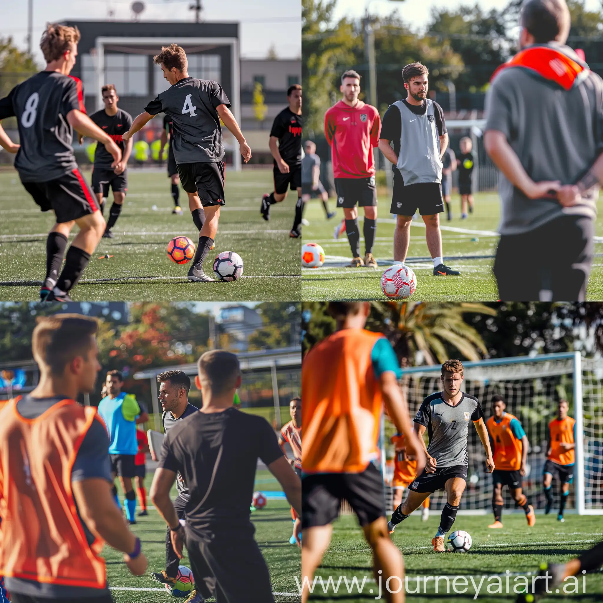 Dynamic-4v4-Soccer-Training-for-Agility-and-Teamwork