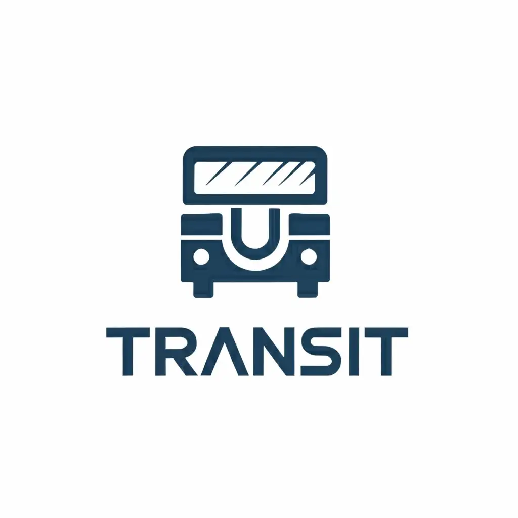 a logo design,with the text "UP Transit", main symbol:Bus,Moderate,be used in Others industry,clear background