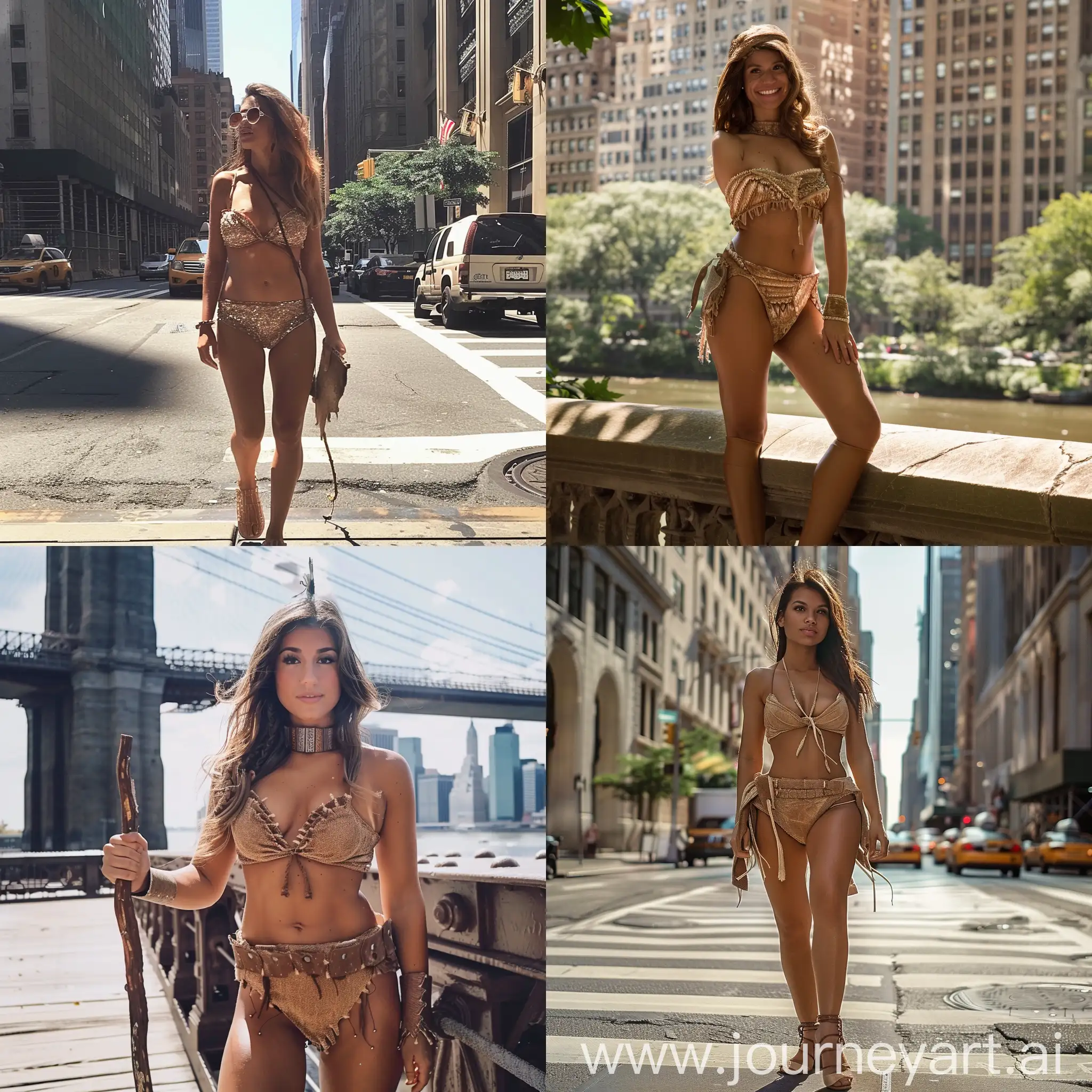 Stunning-Cavewoman-Fashion-in-New-York-City