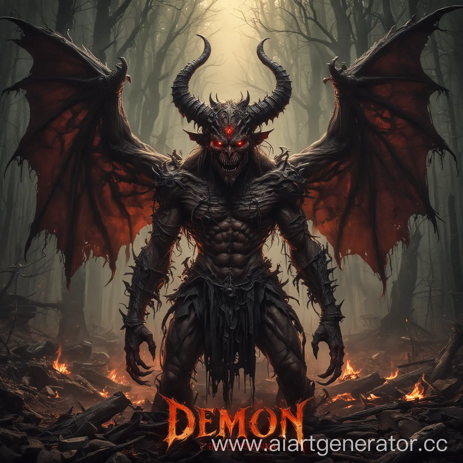 Демон-человек полукровка