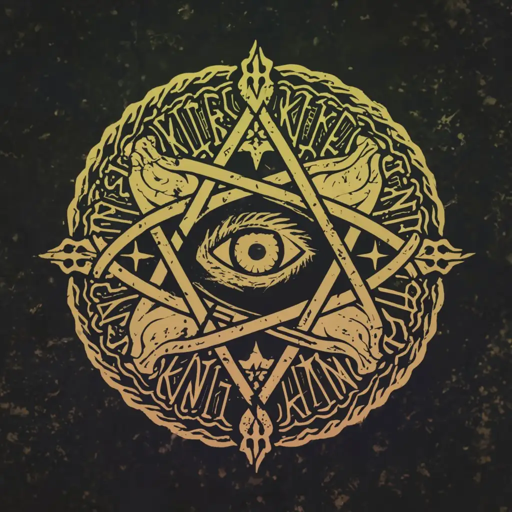 LOGO-Design-For-Afterlife-Karma-Intricate-Symbolism-for-Spiritual-Metal-Band