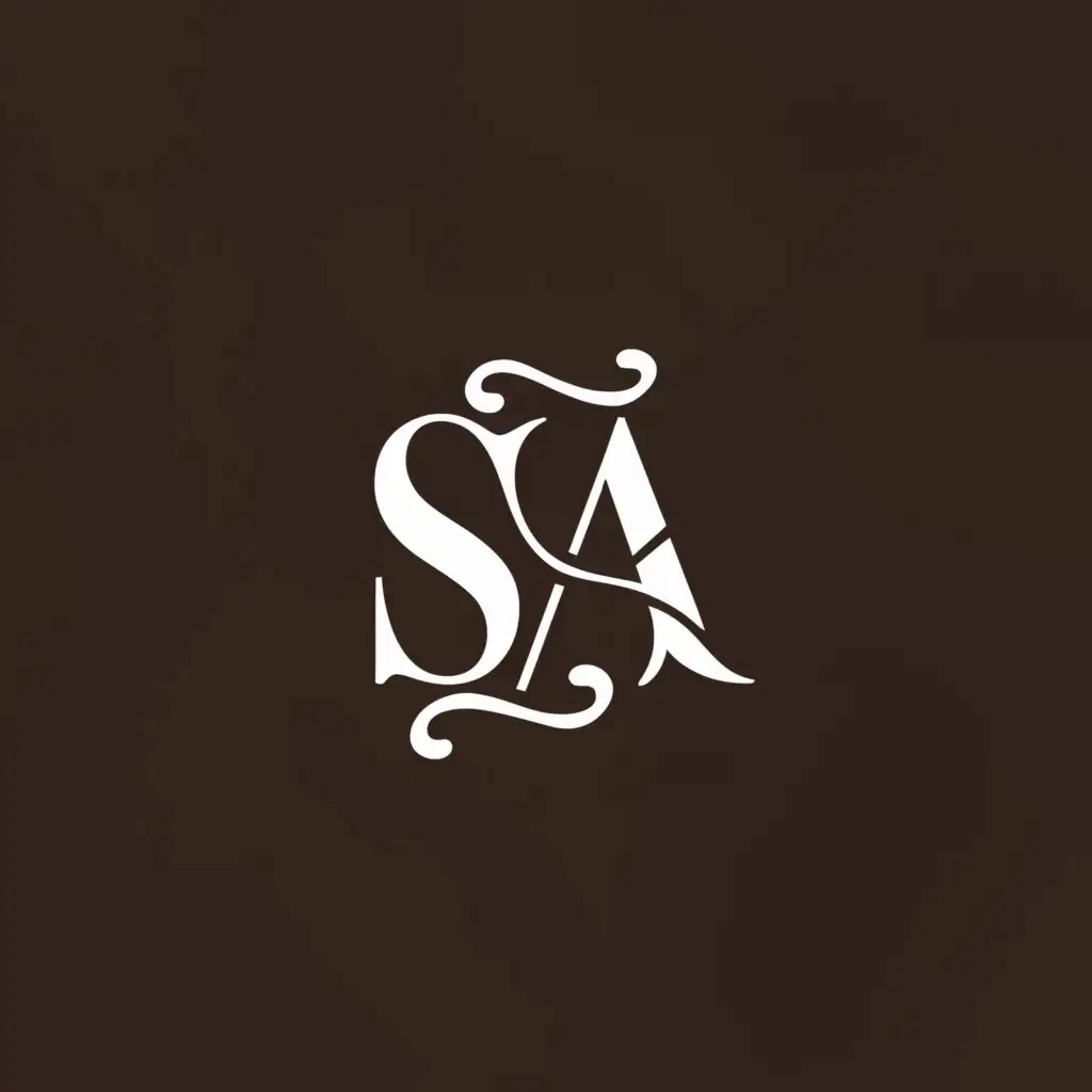 a logo design,with the text "Seli Alfaro", main symbol:Envision a logo that seamlessly blends the artistry of graphic design with the timeless essence of photography. The logo should highlight the initials ‘SA’ as its focal point, embodying a creative and feminine spirit. Imagine the ‘S’ crafted with elegant curves, reminiscent of a photographer’s fluid motion as they capture the world through their lens. The ‘A’ stands tall and confident, reflecting the precise and deliberate nature of design. Together, these letters intertwine, forming a harmonious symbol that represents the fusion of two artistic disciplines. The color palette should be soft yet empowering, with a touch of whimsy to appeal to a modern, sophisticated audience. The final design should not only symbolize the professional identity of the graphic designer and photographer but also resonate with their aesthetic vision and the beauty they bring to the world,Moderate,clear background