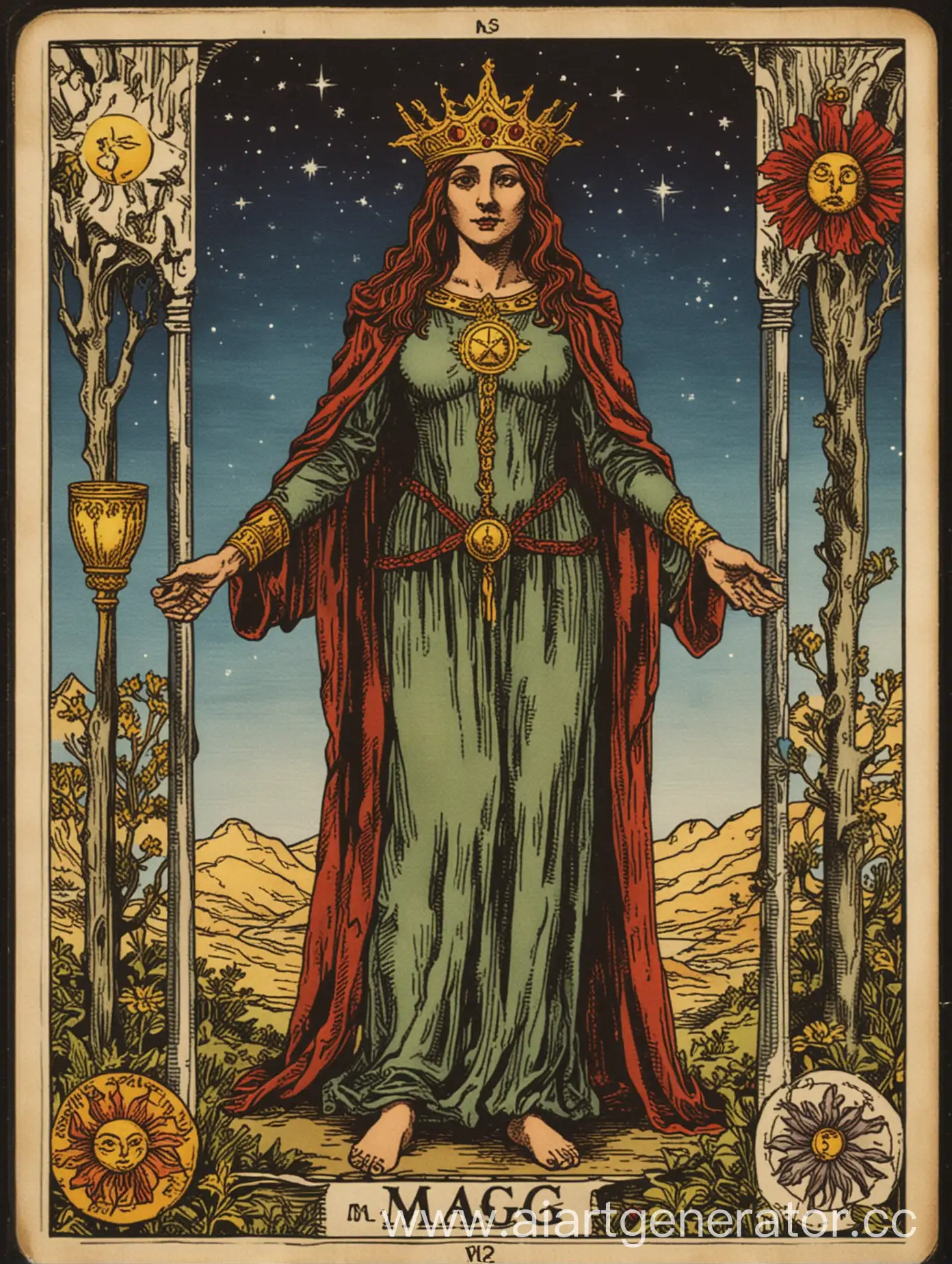 Magician-Tarot-Card-with-Magical-Elements-and-Mystic-Symbols
