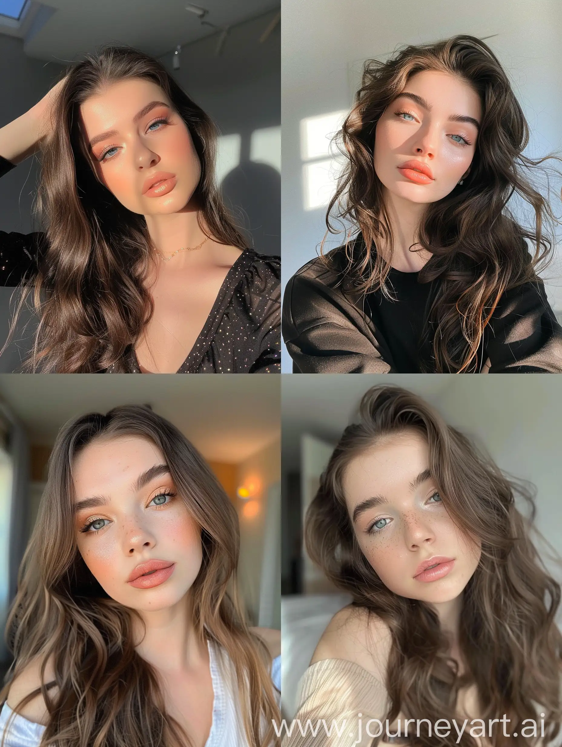 Young-Beauty-Influencer-Taking-a-Selfie