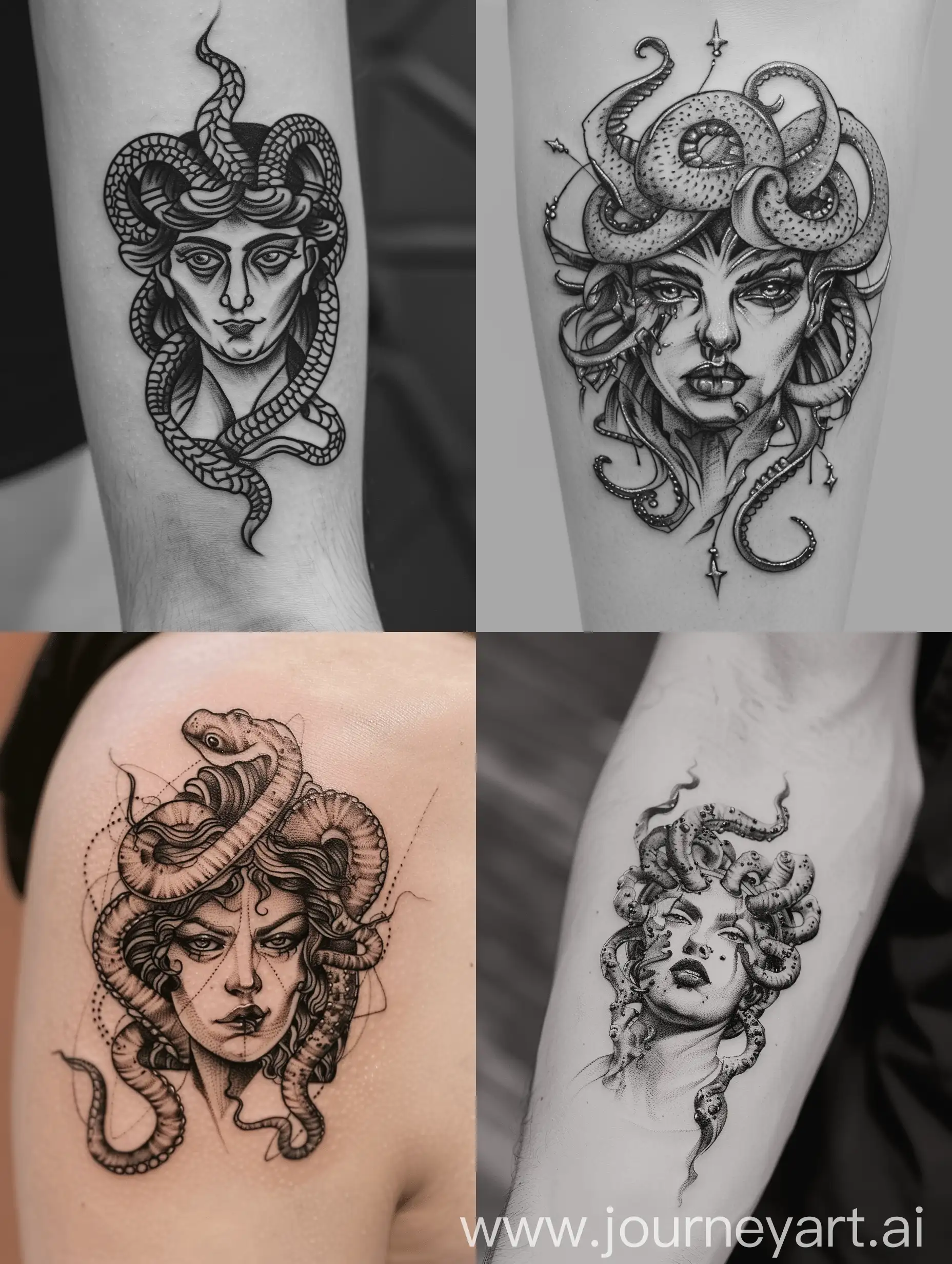 Découvrez la signification envoûtante du tatouage de Méduse dans la mythologie grecque ! 2 Plongez dans un monde de mystère et de puissance avec cette vidéo captivante qui explore la symbolique de la femme fatale, de la protection et de la transformation représentées par cette figure mythique. Pour celles qui portent ce tatouage, Méduse incarne la force intérieure, la résilience et la lutte contre les agressions sexuelles. Partagez cette vidéo avec vos amis pour une

! dose d'énergie et de mysticisme tattoo #symbol #medusa #feminism#