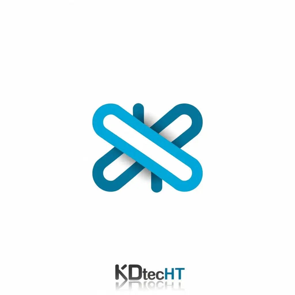 a logo design,with the text "KDTechzone", main symbol:DT,complex,be used in Technology industry,clear background