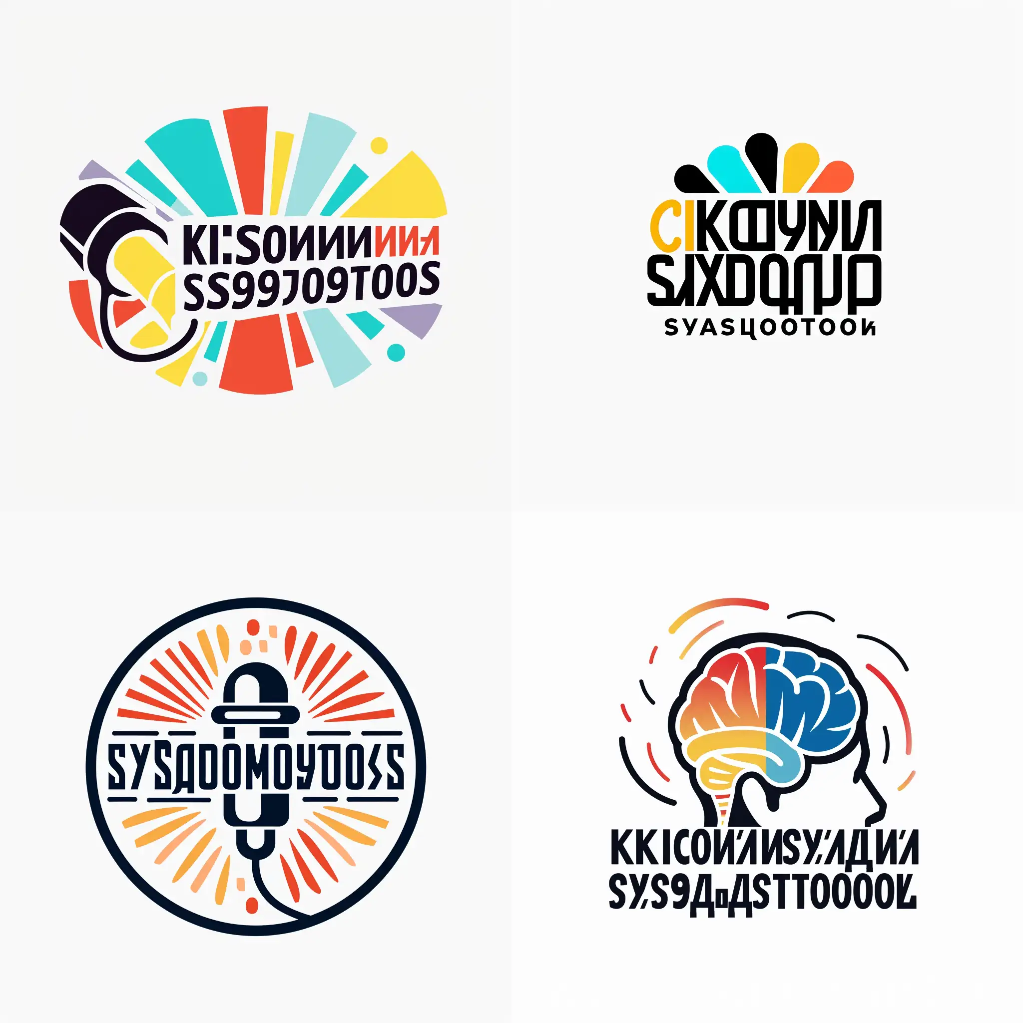 the cover for a modern podcast with the title 'киношный психопатолог' in the form of a logo on a white background