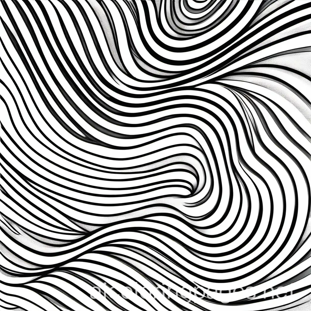 Simple-Wavy-Lines-Coloring-Page-Black-and-White-Line-Art-for-Kids