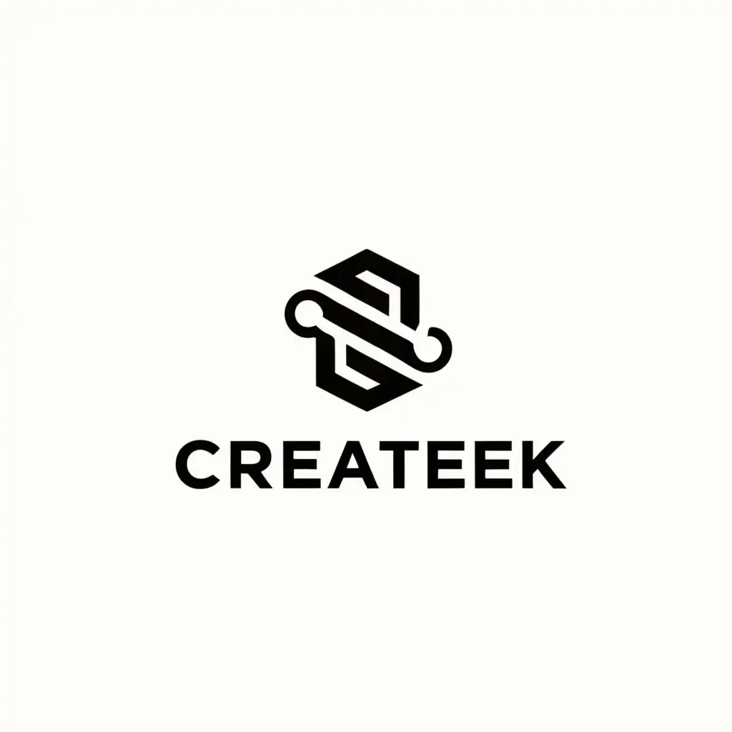 a logo design,with the text "Createk", main symbol:Computer & Laptop Repairing, Buy Computer accessories,Minimalistic,be used in Technology industry,clear background