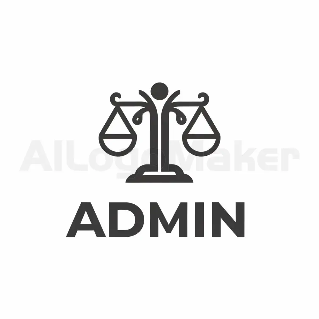 a logo design,with the text "Admin", main symbol:administrator,Moderate,clear background