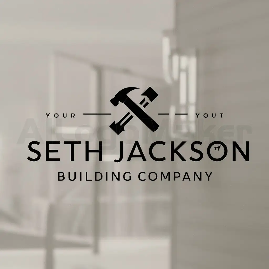 a logo design,with the text "Seth Jackson Building Company", main symbol:Craftsman,Moderate,clear background