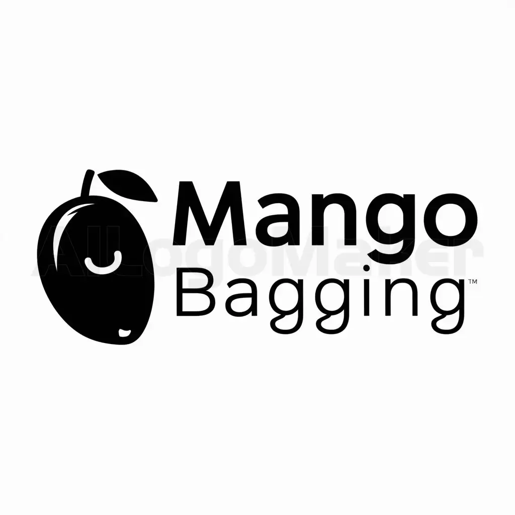 a logo design,with the text "mango bagging", main symbol:mango,Moderate,be used in Technology industry,clear background