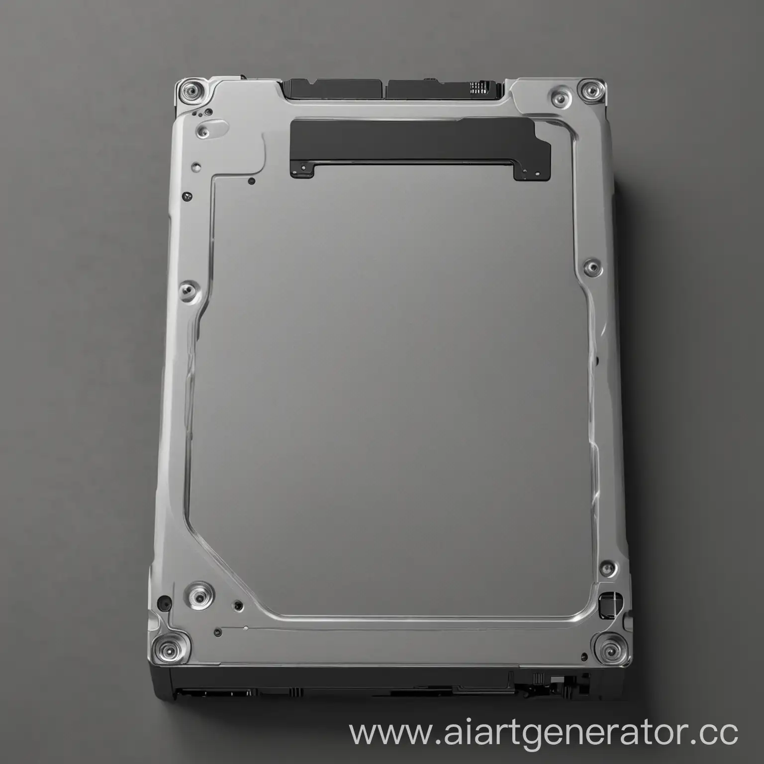 Создай жёсткий диск HDD в сером цвете