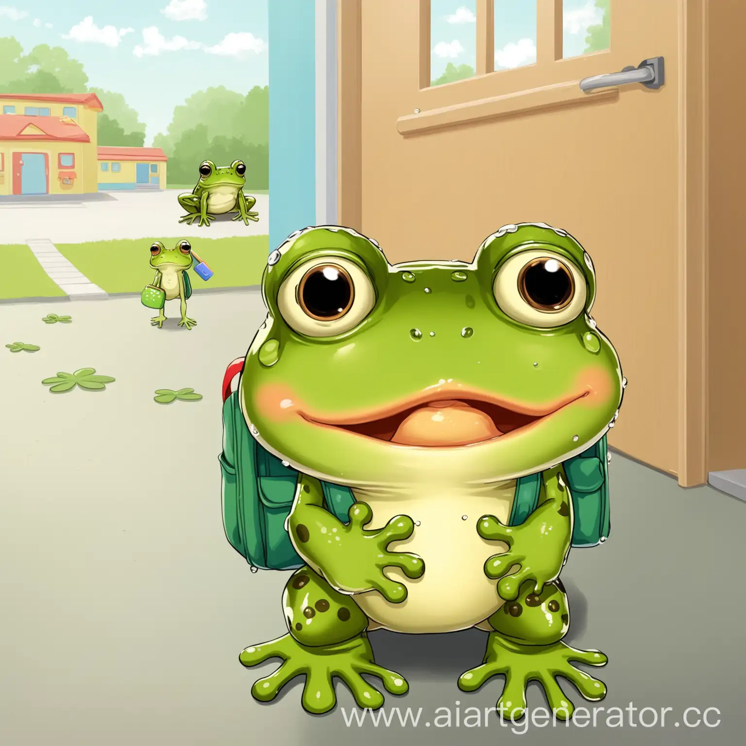 Concerned-Little-Frog-Pleads-to-Leave-Kindergarten