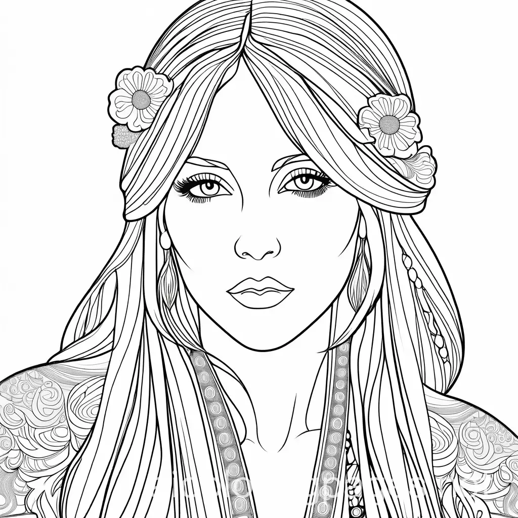 Stevie-Nicks-Coloring-Page-Simple-Black-and-White-Line-Art-for-Easy-Coloring