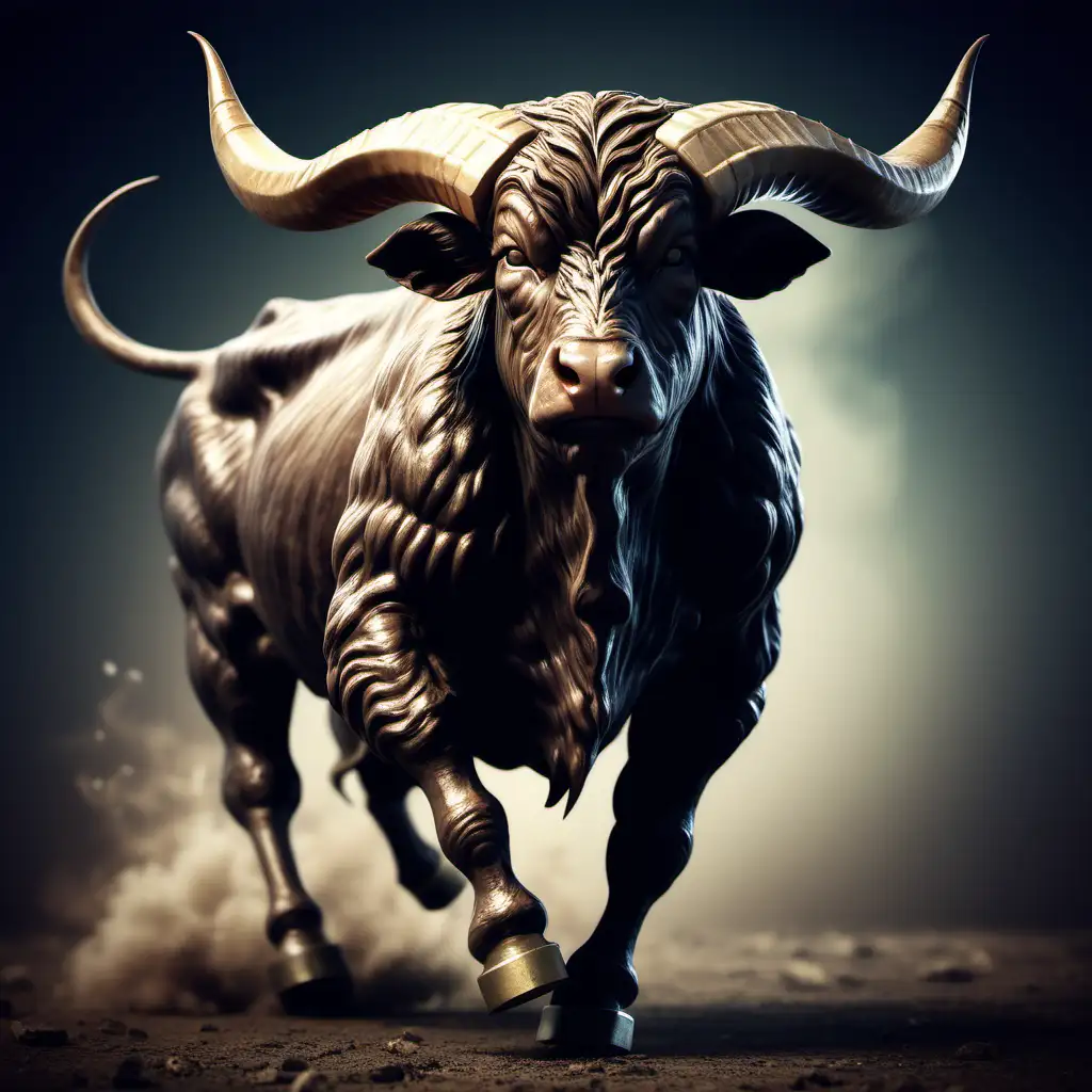 Majestic Bull A Stier in Epic Style
