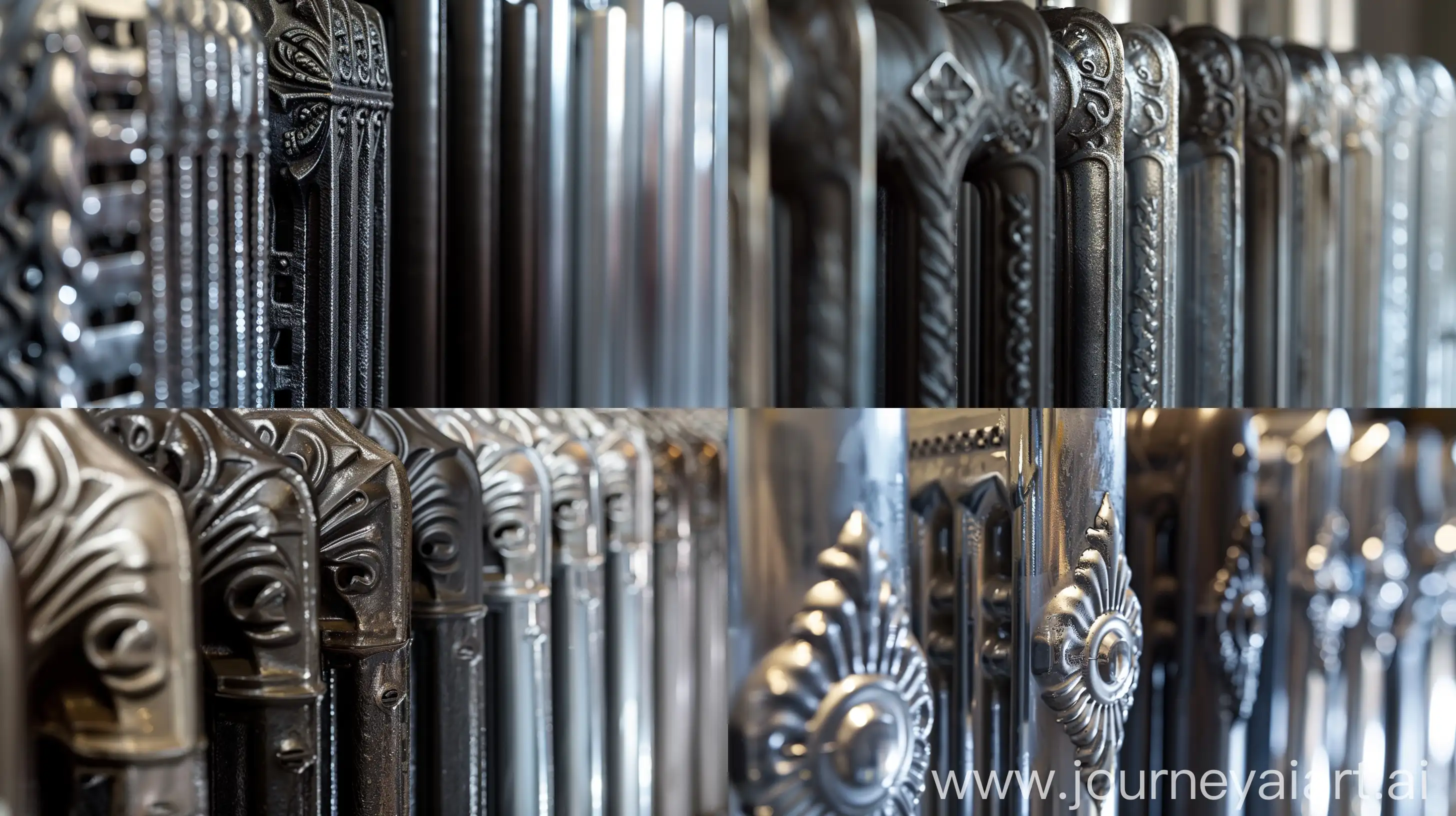 Comparing-Bimetallic-Cast-Iron-and-Aluminum-Radiators-A-CloseUp-Photography-Showcase