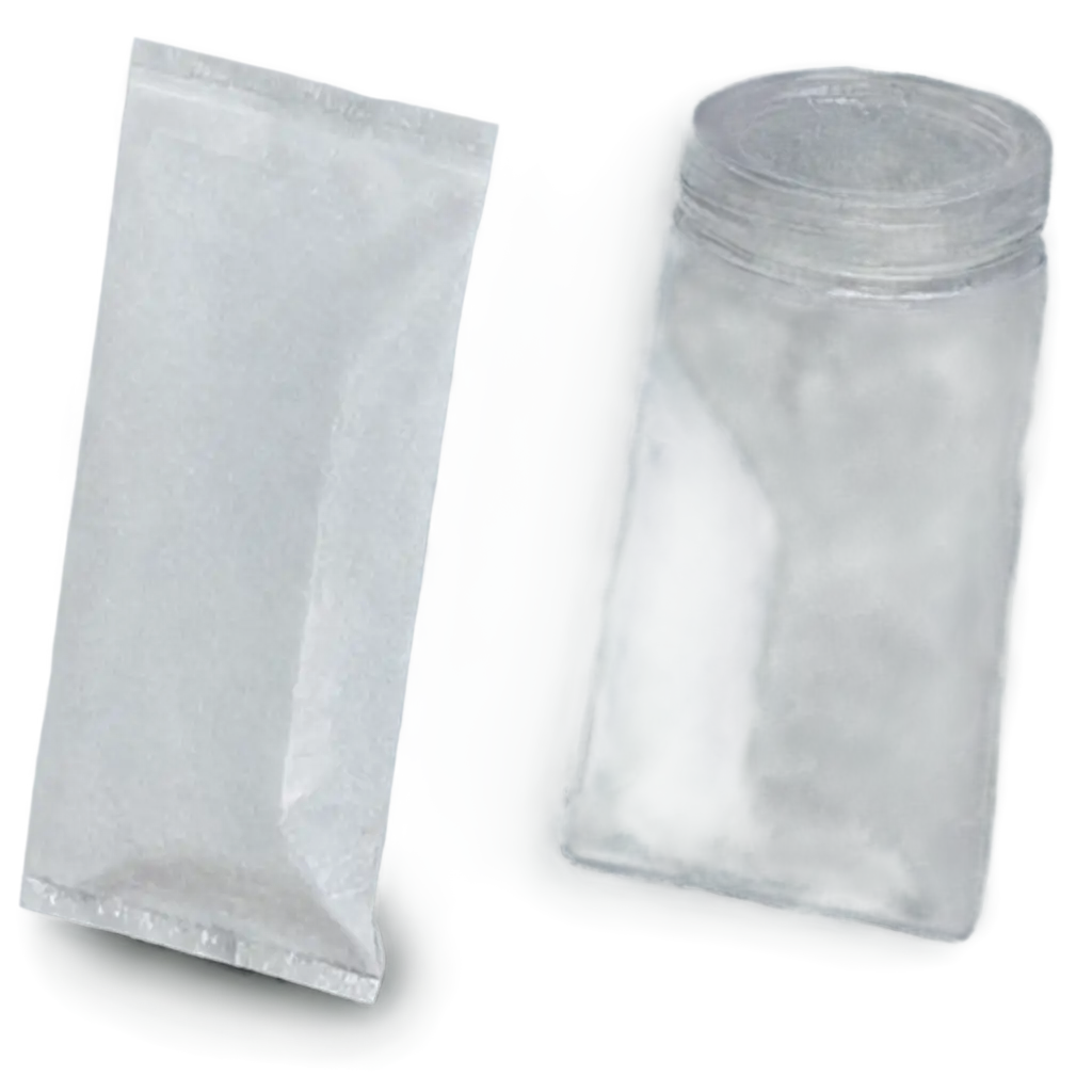 Salt bags and salt bottles