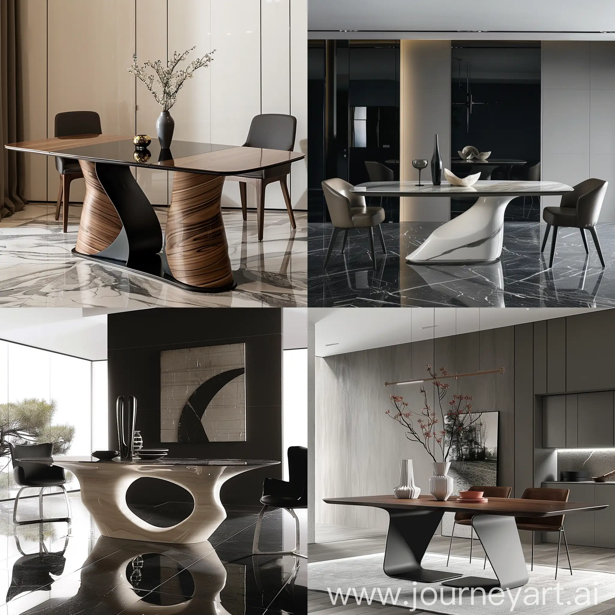 Contemporary-Minimalist-Dining-Table-Set-with-Modern-Stylish-Elements