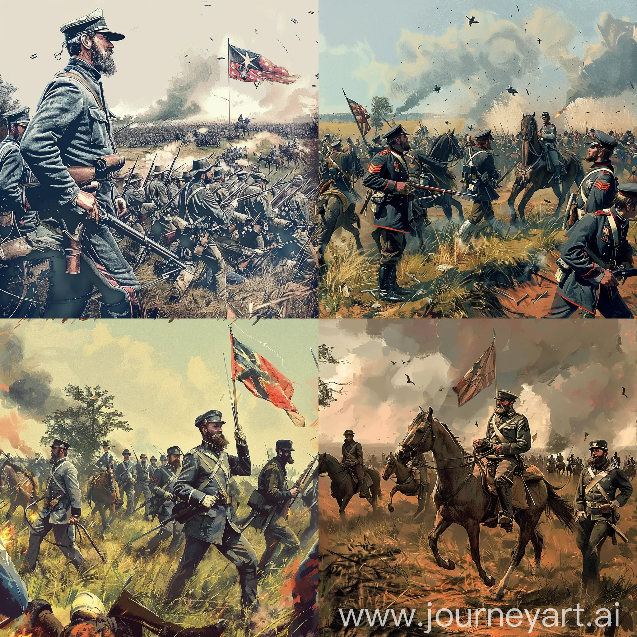 American-Civil-War-Battle-of-Chancellorsville-Historical-Accuracy-Depiction-of-Soldiers-in-Uniforms