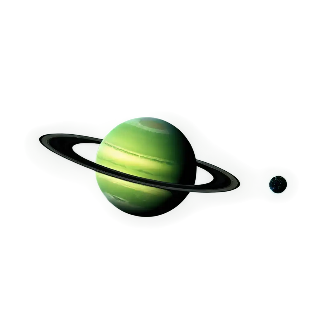 Vibrant-Green-and-Black-Planet-with-Starry-Night-Sky-Stunning-PNG-Image-for-Creative-Projects
