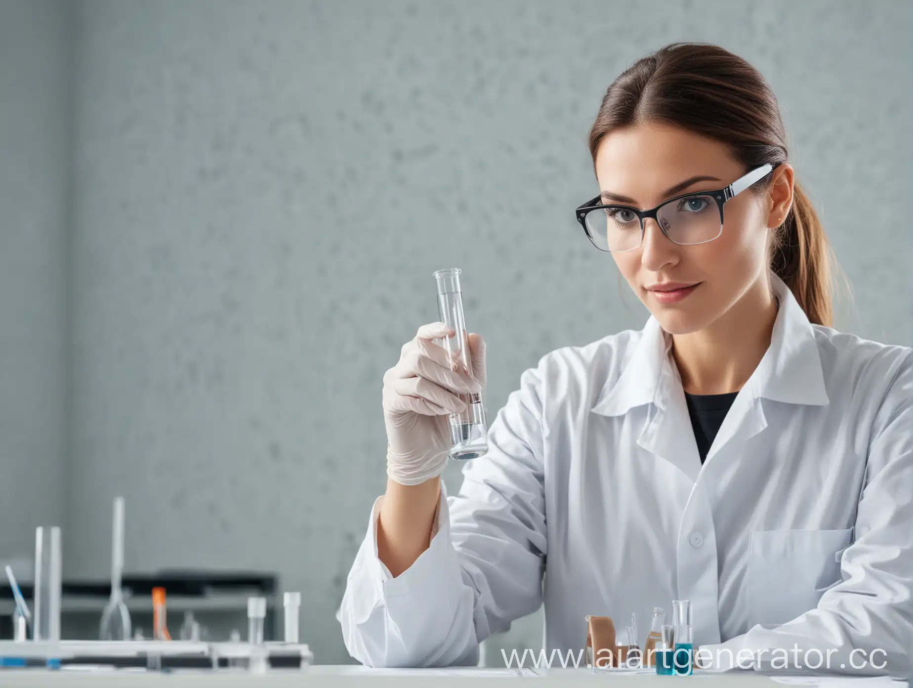 Scientist-Studying-Substance-with-Test-Tube-in-Laboratory