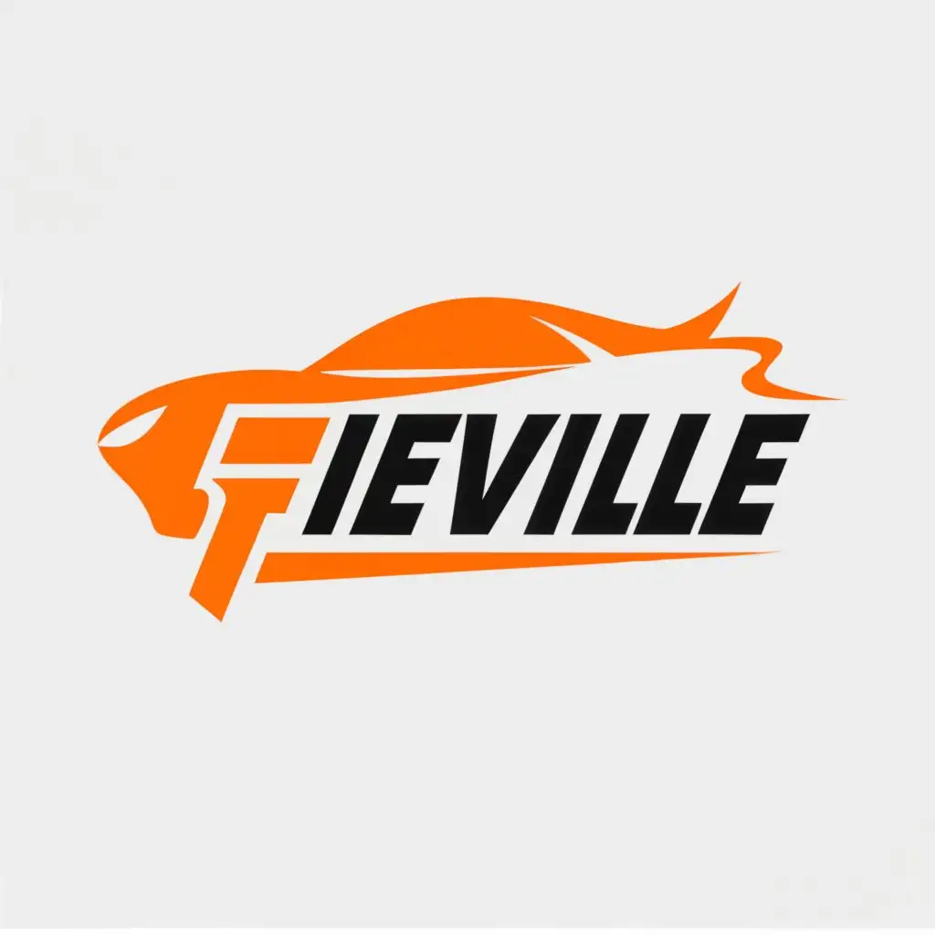 a logo design,with the text "FIEVILLE", main symbol:Sports car,Moderate,be used in Automotive industry,clear background