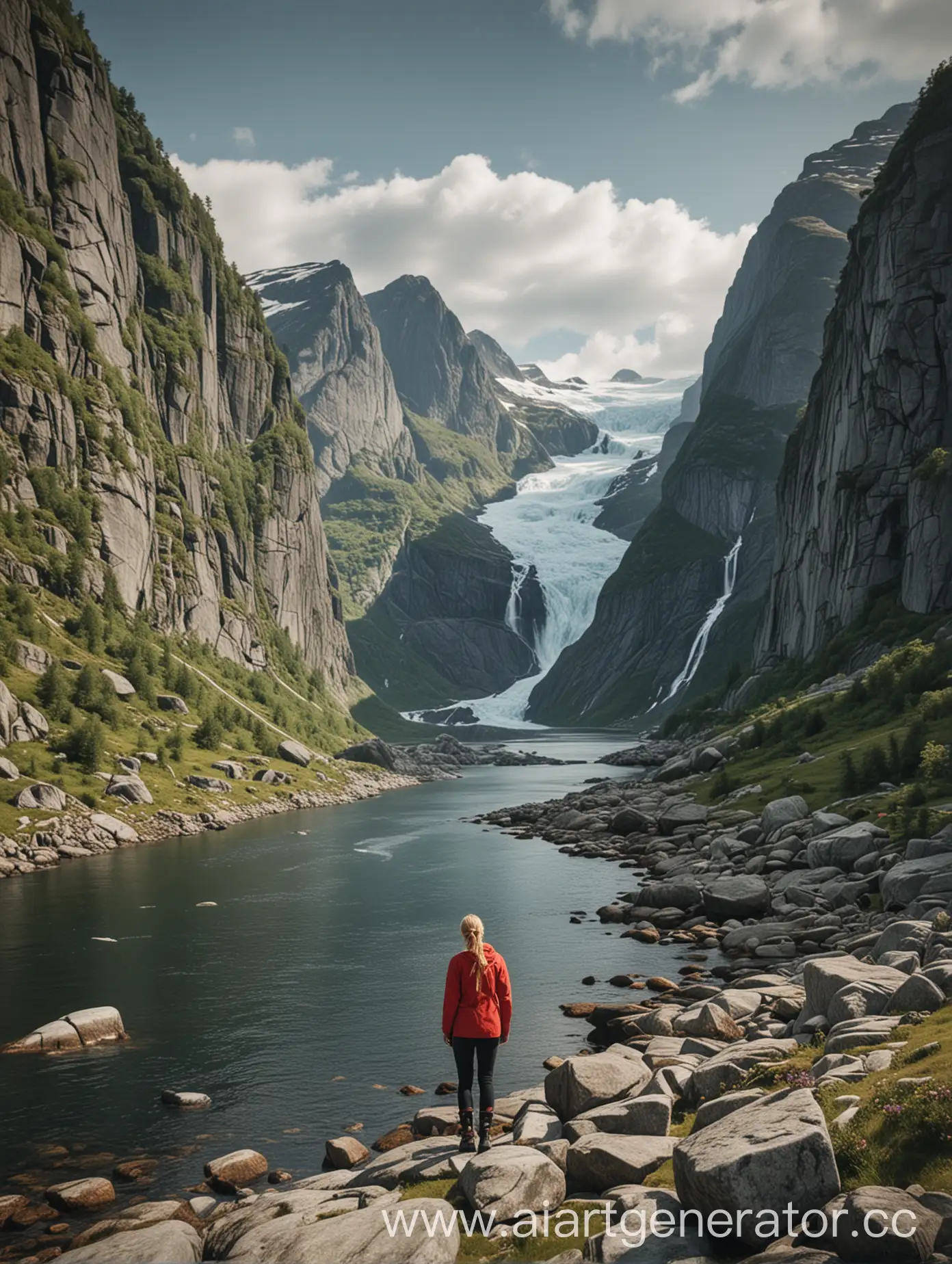 Nordic Adventure in Norway: Explore the stunning landscapes of Norway with Elsa and Anna, from fjords to glaciers, immersing yourself in the beauty of their homeland.