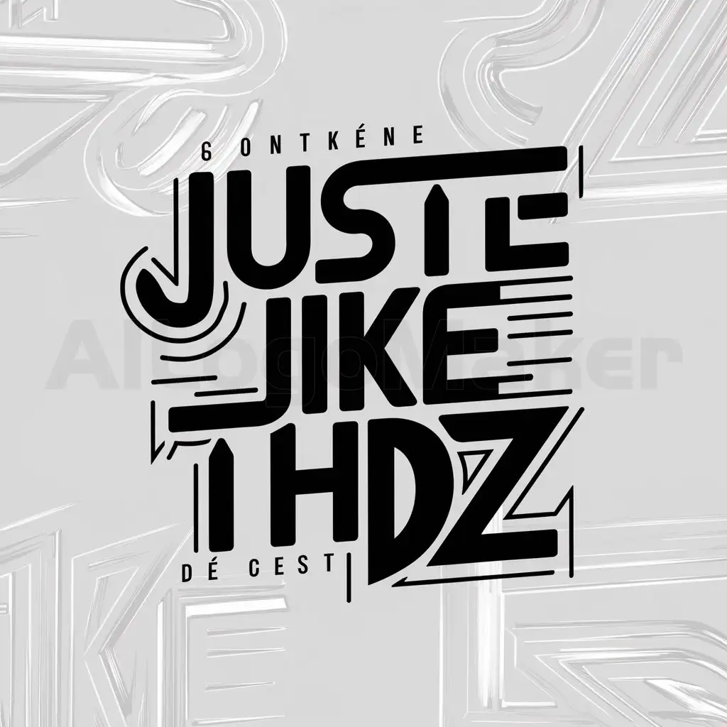 a logo design,with the text "juste like this DZ", main symbol:juste like this DZ,complex,clear background