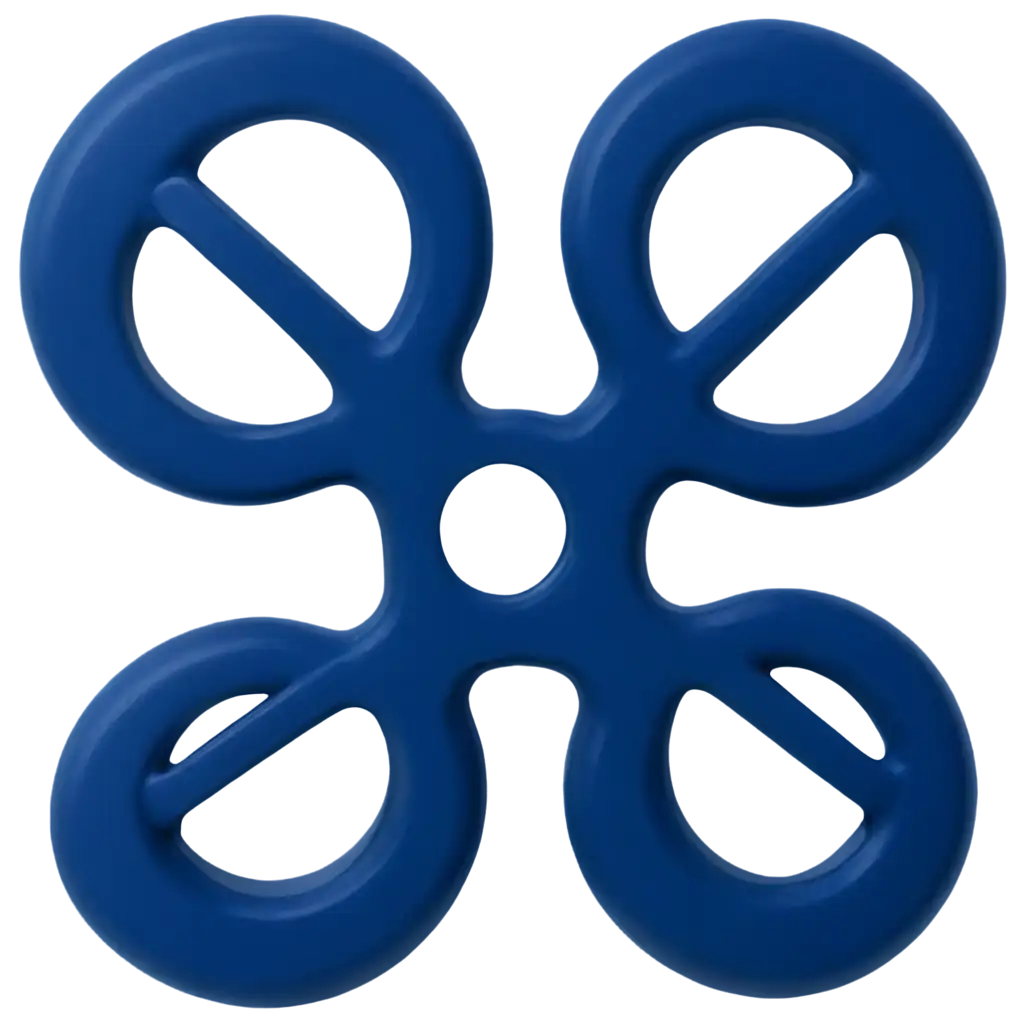 2d blue fidget spinner