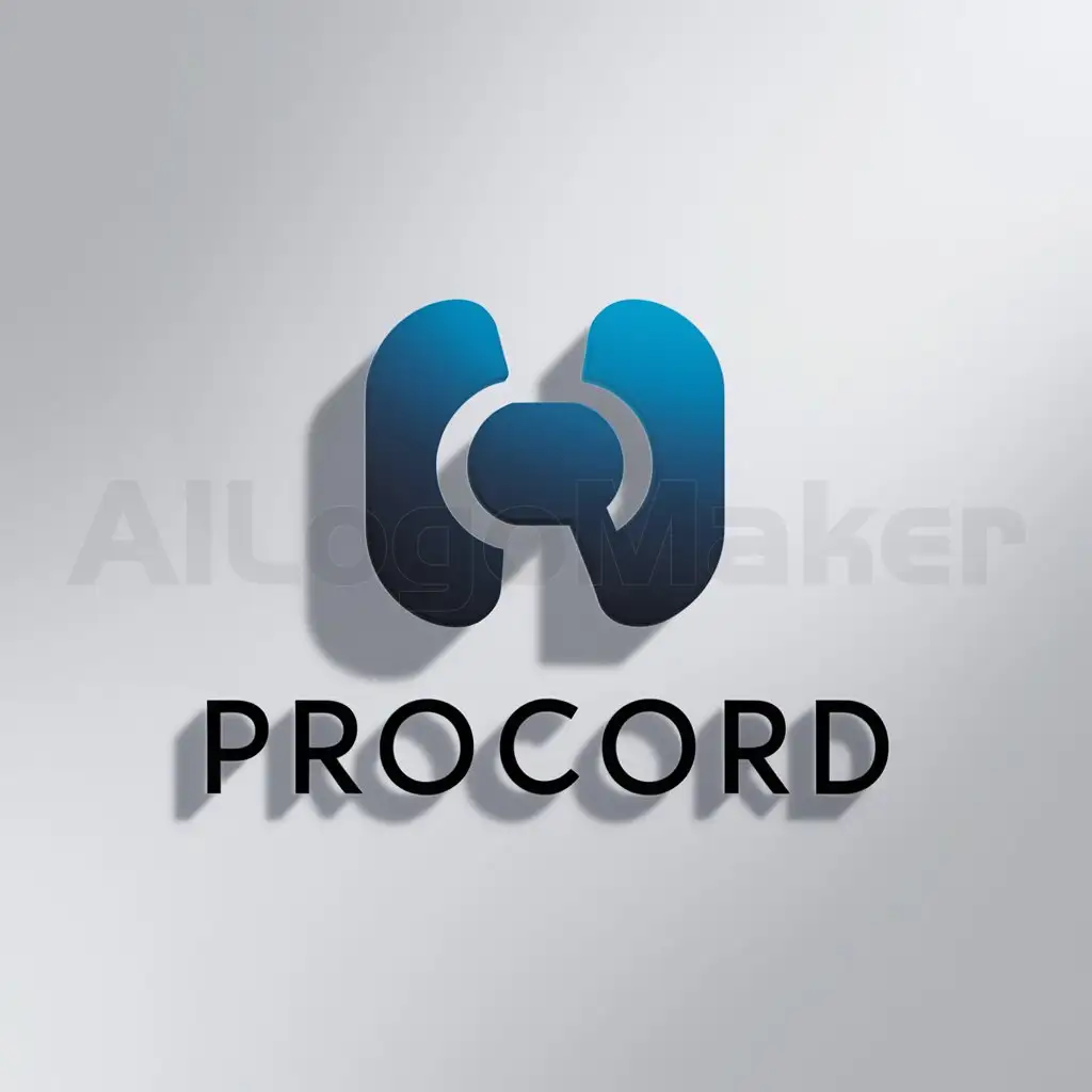 a logo design,with the text "Procord", main symbol:Discord x Pronote,Minimalistic,be used in Internet industry,clear background