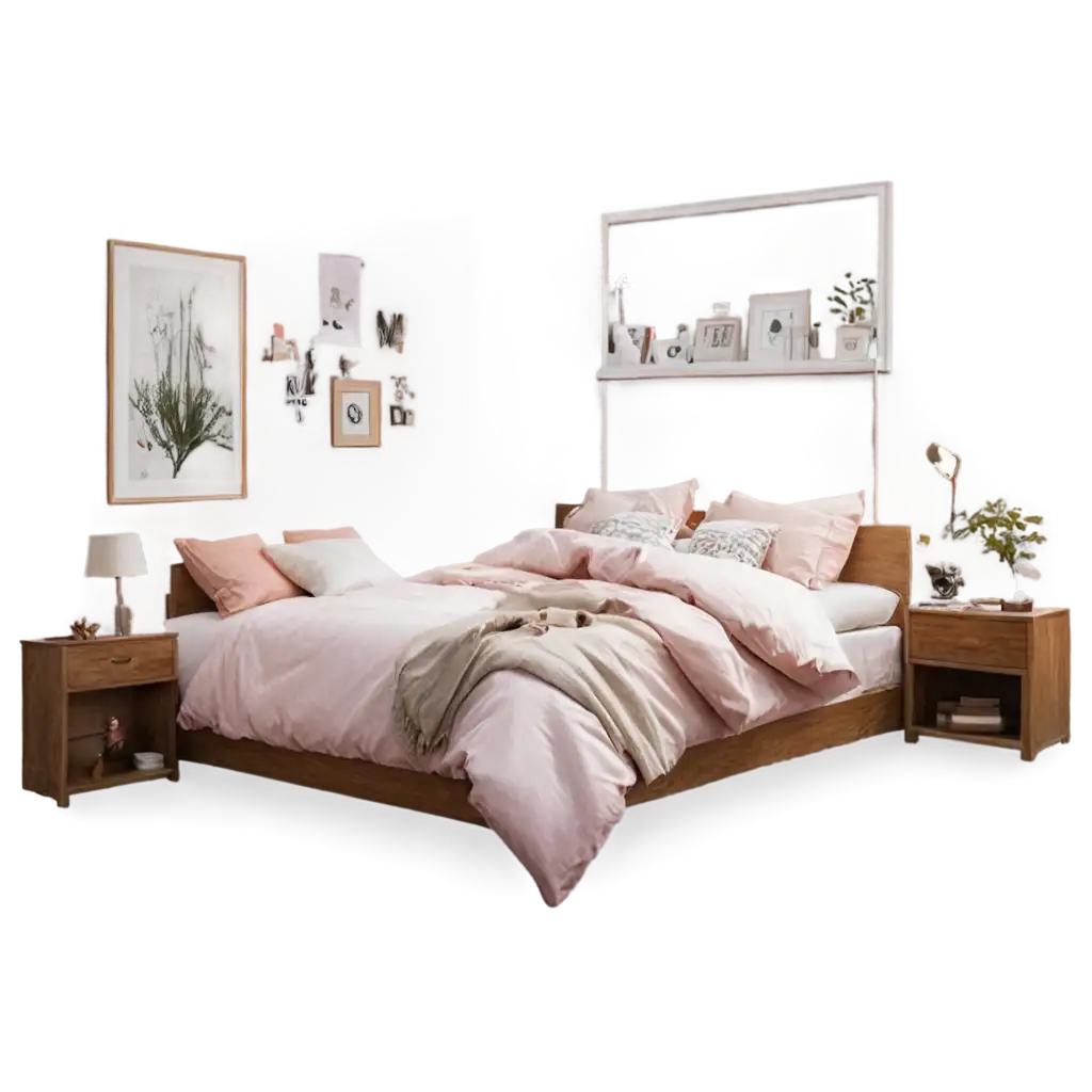 Captivating-Cute-Bedroom-PNG-Image-Enhance-Your-Space-with-Adorable-Charm