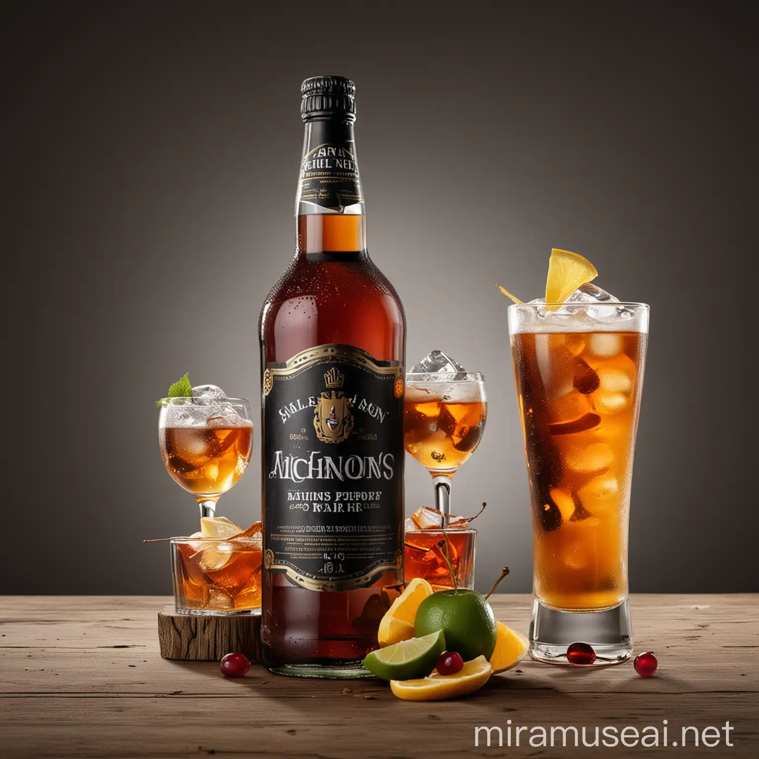 Alcoholic beverages advertising creative pos design agency