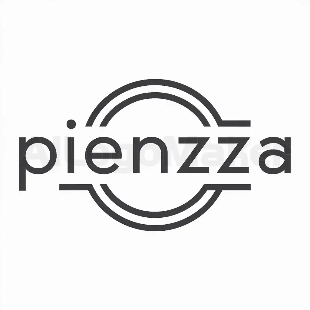 a logo design,with the text "Pienzza", main symbol:Circulo,Moderate,be used in Education industry,clear background