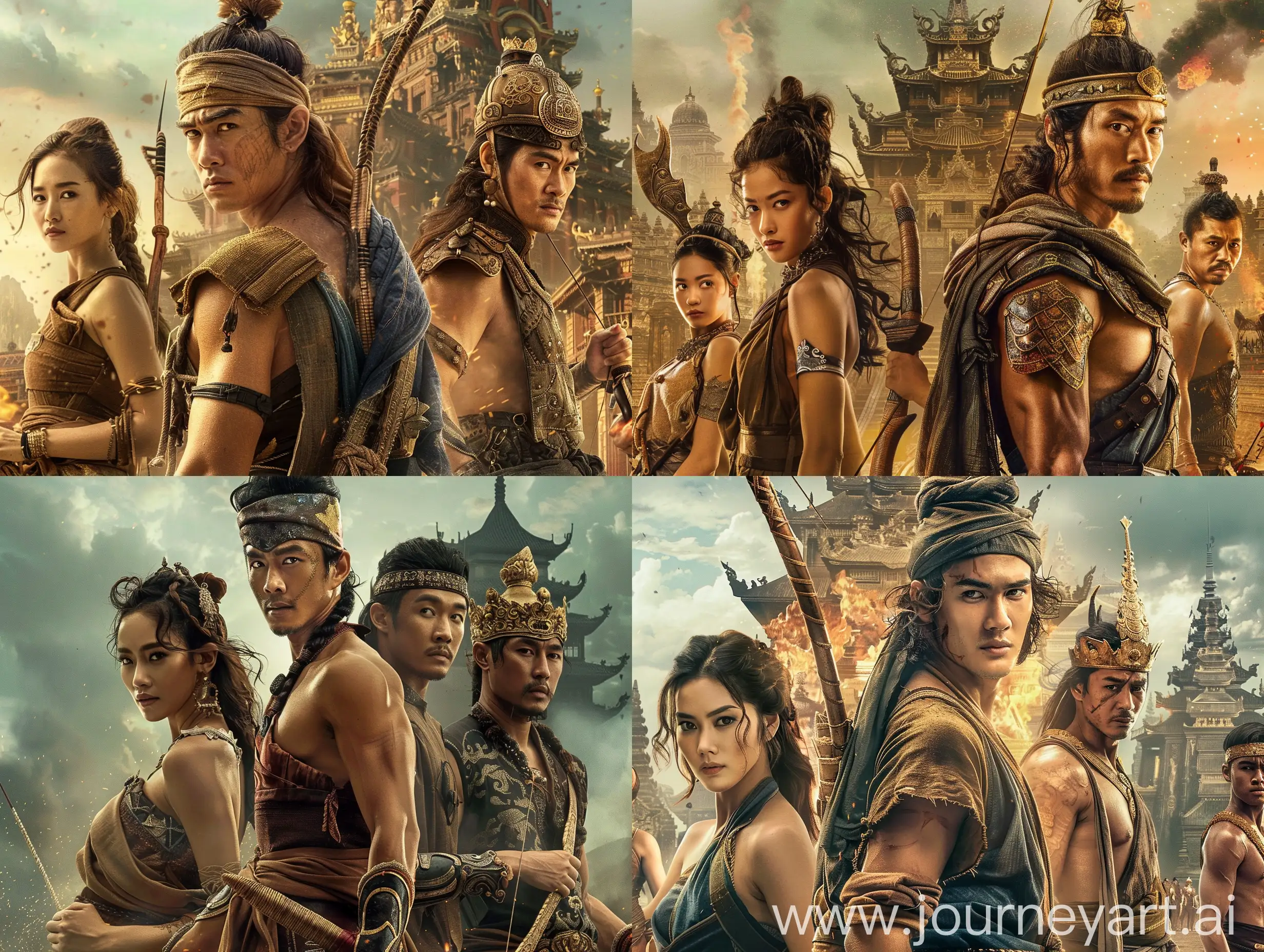 Epic-Indonesian-Historical-Film-Poster-Warriors-of-Majapahit-Kingdom