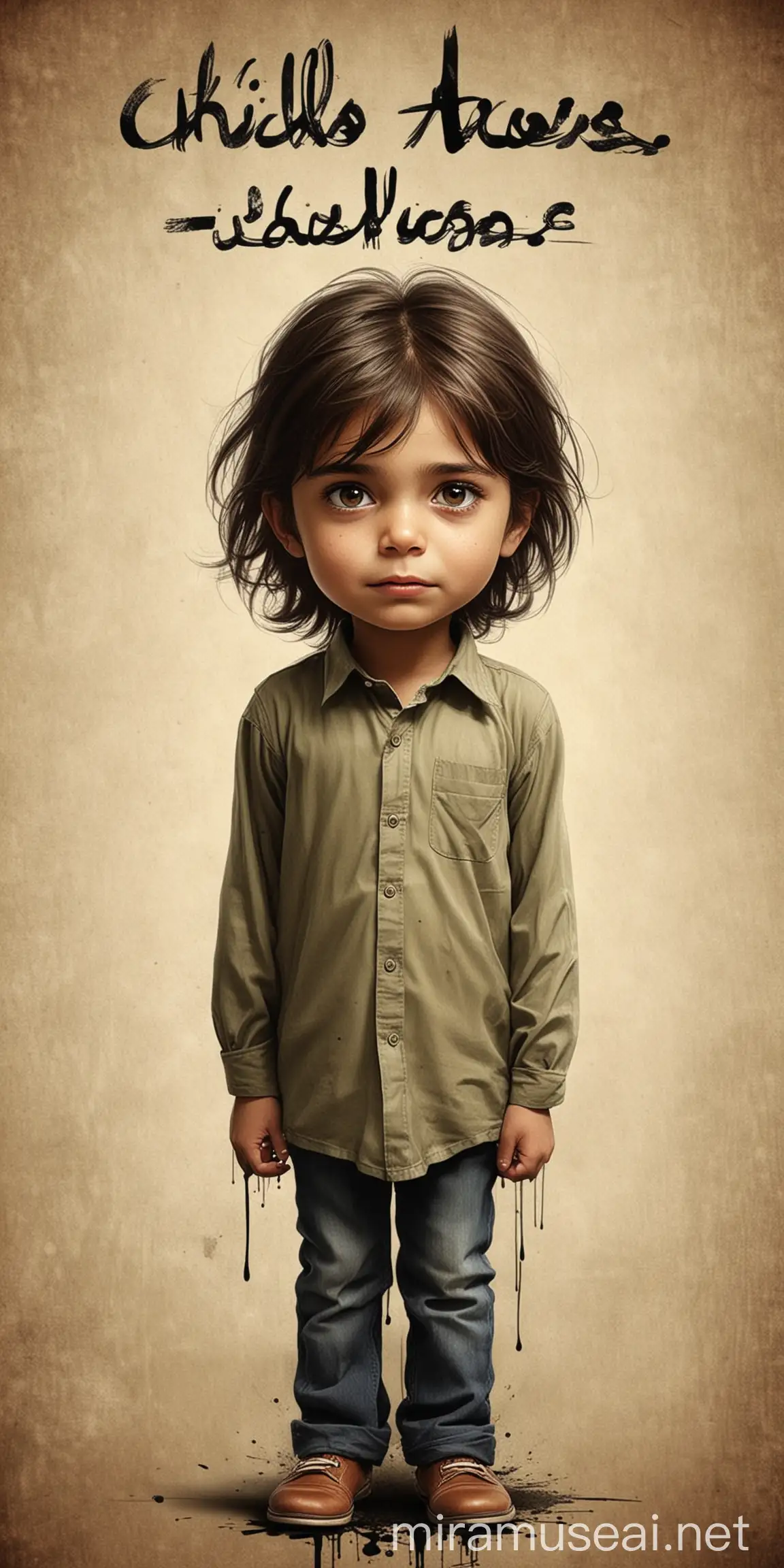 A WELL DESIGNED DEPICTIN GOOD IDEA ABOUT CHILD ABUSE ,POSTER MADE ON ILLUSTRATOR OR PHOTOSHOP IT SHOULD LOOK LIKE MADE FOR PAKISTAN