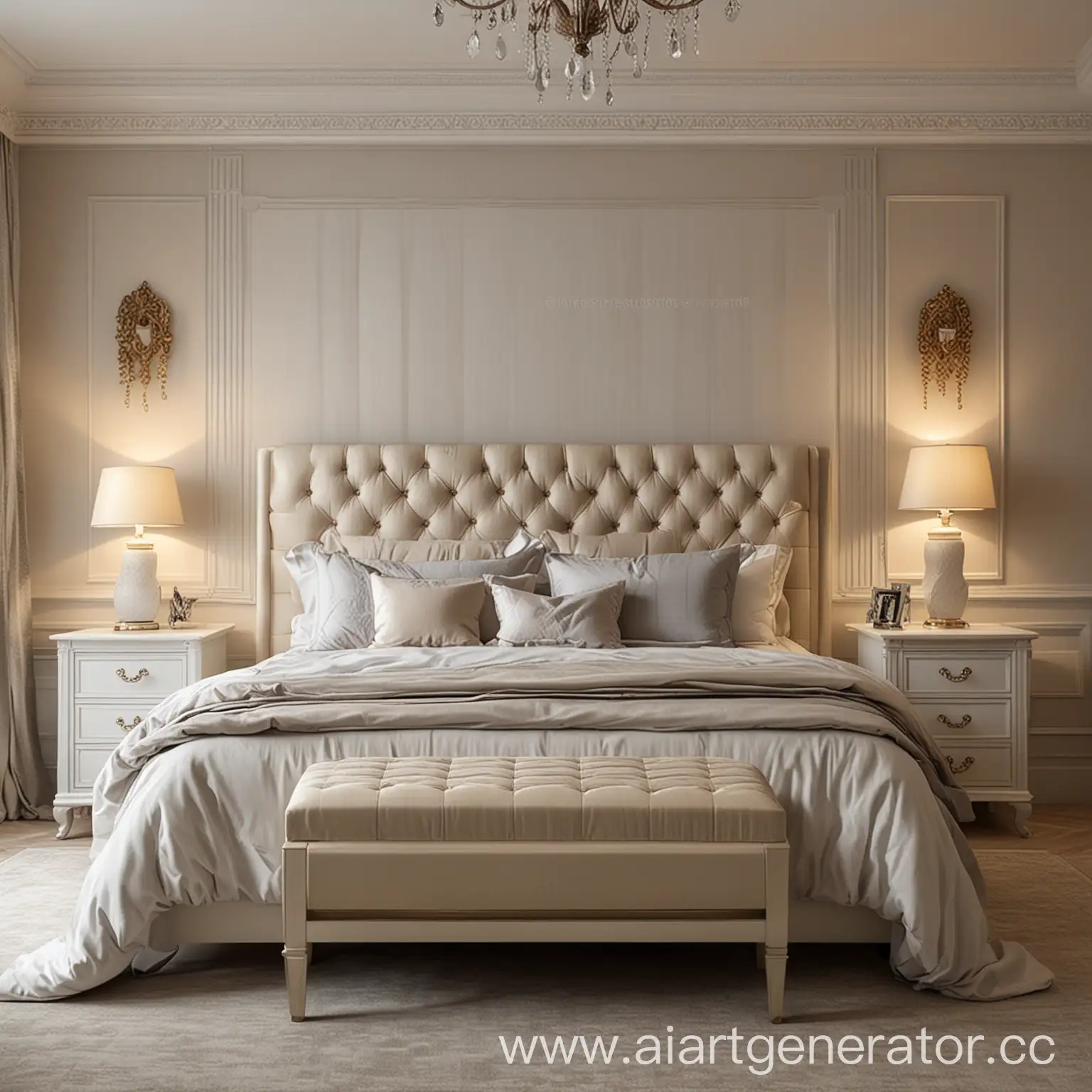Мебели в современном классическом стиле для спальни