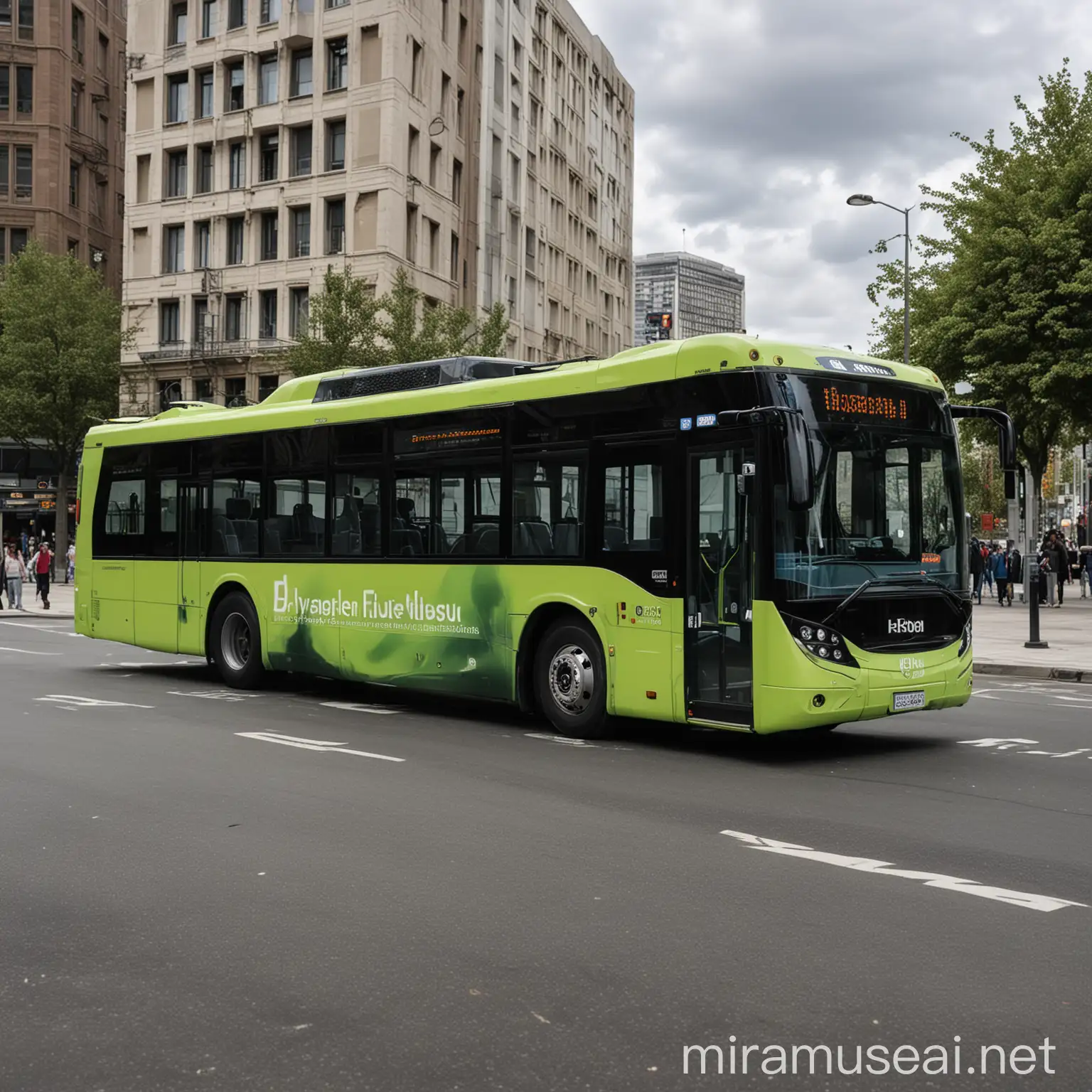 Hydrogen Fuel Bus EcoFriendly Transportation Innovation